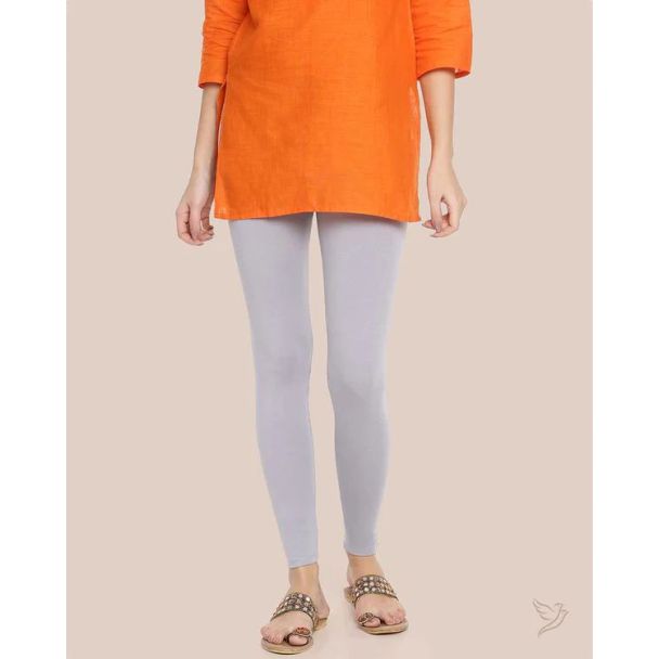 Twin Birds Women Cotton Ankle Legging - Polar Smoke