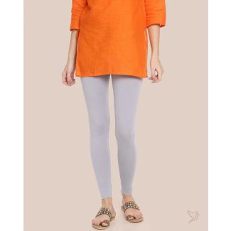 Twin Birds Women Cotton Ankle Legging - Polar Smoke