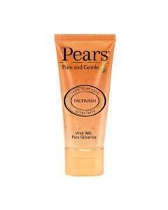 Pears Pure And Gentle Daily Cleansing Facewash, Mild Cleanser With Glycerine, Balances Ph, 100% - 60gm