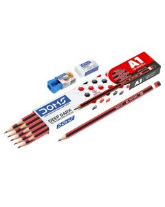 DOMS Graphite Pencil A1 Pencils 10 Nos