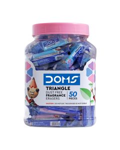 DOMS Triangle Dust Free Fragrance Eraser 50 Nos