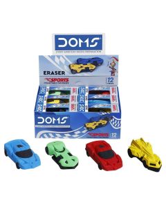 DOMS Car Eraser Pack of 4
