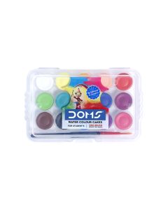 DOMS Water Colour Cakes (15mm) 15 Colors