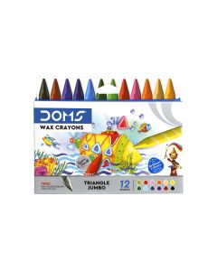 DOMS Triangle Jumbo Wax Crayons