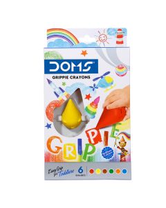 DOMS Grippie Crayons 6 Shades