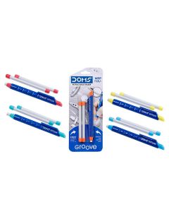 DOMS Retractable Eraser 1 Eraser + 2 Eraser Refills