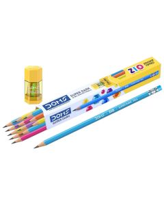 DOMS Graphite Pencil Zio Eraser Tipped Pencils