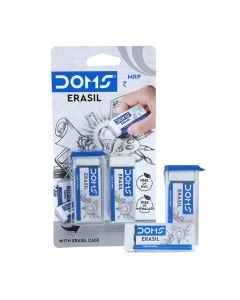 DOMS Erasil Eraser 2 Erasers + 1 Case