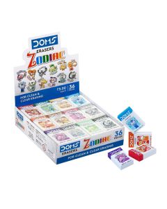 DOMS Zodiac Eraser 36 Nos