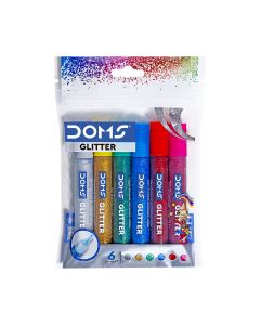 DOMS Glitters 6 GlitterTubes