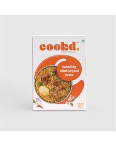 Cookd Wedding Bhai Briyani Paste With / Without Rice Pack of 1 (Serves 3)