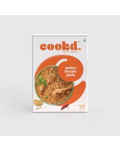 Cookd Ambur Briyani Paste With / Without Rice Pack of 1 (Serves 3)