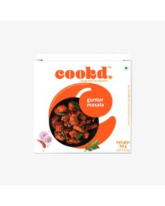 Cookd Guntur Masala Pack of 1 (Serves 8) - 50g