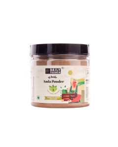 Daily Farmer Dried Seedless Amla Powder, Indian Gooseberry Powder, For Face, Body And Drinking, 100% Pure, Face Pack, No Additives - 100g