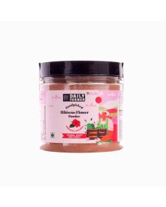 Daily Farmer Exotic Hibiscus Flower Powder For Face and Body, 100% Pure Glowing Skin and Face, Face Pack, No Additives- 70g