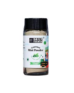 Daily Farmer Mint Powder, Refreshing Flavour, Pudina Powder, Fresh Mint Leaf Powder, No Artificial Flavour Added 50g