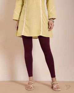 Twin Birds Women Cotton Ankle Legging - Grape Vine