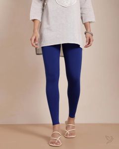 Twin Birds Women Cotton Ankle Legging - Ink Blue
