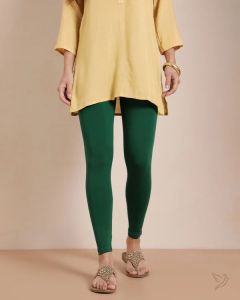 Twin Birds Women Cotton Ankle Legging - New Leaf