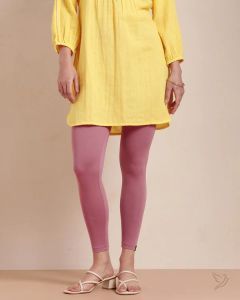 Twin Birds Women Cotton Ankle Legging - Pink Punch