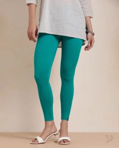 Twin Birds Women Cotton Ankle Legging - Pool Side