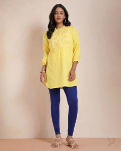 Twin Birds Women Cotton Churidar Legging - Ink Blue