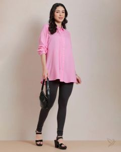 Twin Birds Women Cotton Churidar Legging - Charcoal Grey