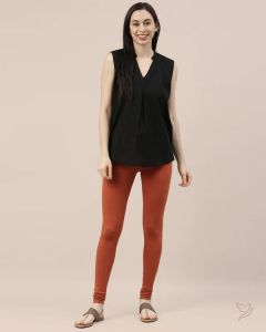 Twin Birds Women Cotton Churidar Legging - Fired Up