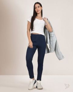 Twin Birds Women Flexi Indigo Jegging Blu Moon