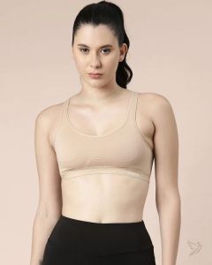 Twin Birds Women Inner Wear Sports Bra Natural Skin