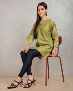 Twin Birds Women Shimmer Legging Navy Gloss