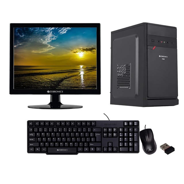 V COMPUTER 18.5 Inch Assembled Desktop [ I5 4th Gen / 8 GB Ram / 500 GB Hard Disk / 120 SSD ] with Windows Anti Virus and MS Office (Trail)