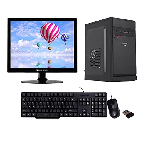 V COMPUTER 18.5'' Assembled Desktop [ Core 2 Duo / 4 GB Ram / 500 GB Hard Disk] with Windows Anti Virus and MS Office (Trail)1