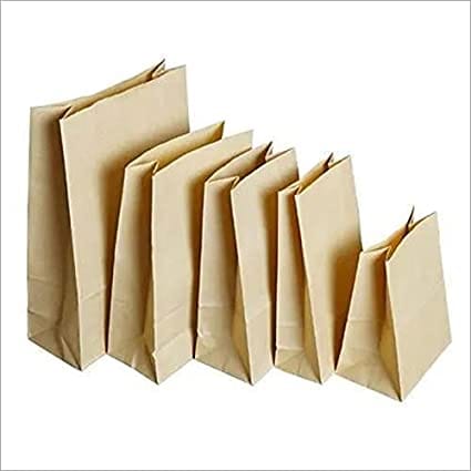 GRACE Paper 19 Inch Paper Pouch Brown, 80 Gsm - 22 x 9 x 48 cm, Pack of 100