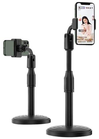 SAI BABA COLLECTION Universal Mobile Stand with Adjustable Height  (Black)