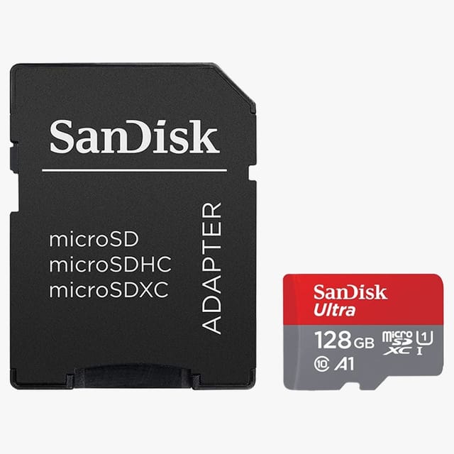 SANDISK 128Gb Sd Card Ultra With Adapter