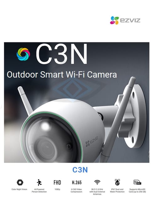 HIKVISION Ezviz C3N Wifi Camera