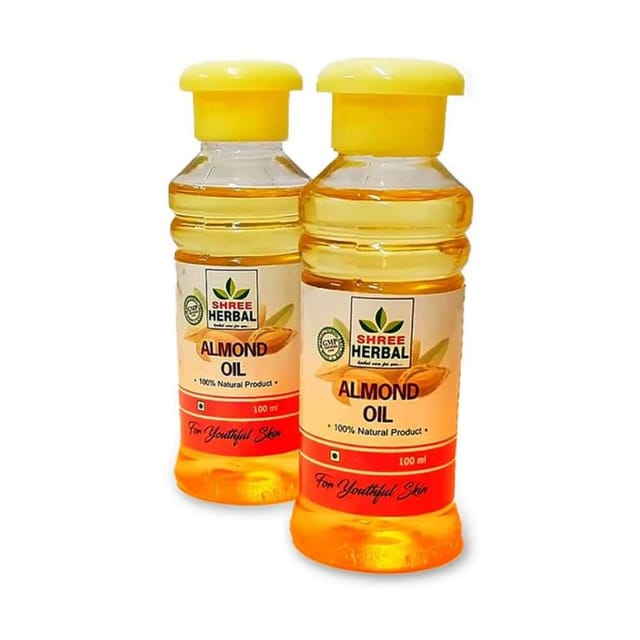 SHREE HERBAL Almond Essential Oil ( Natural And pure) 100 ml
