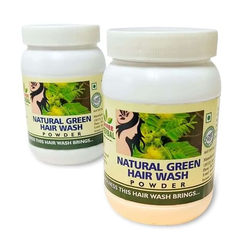 SHREE HERBAL  Natural Green Hair Wash 100 g
