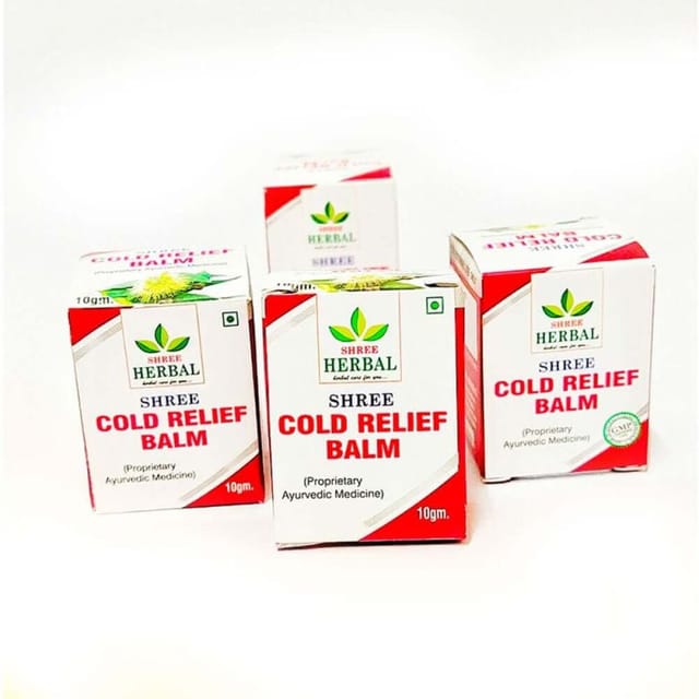 SHREE HERBAL  Cold Relief Balm 10 gm