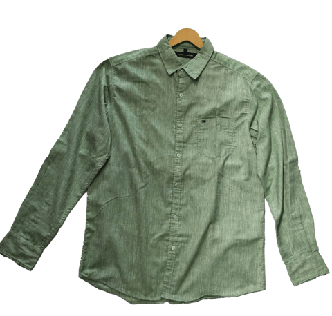 Men Full Sleeve Casual Shirt Green