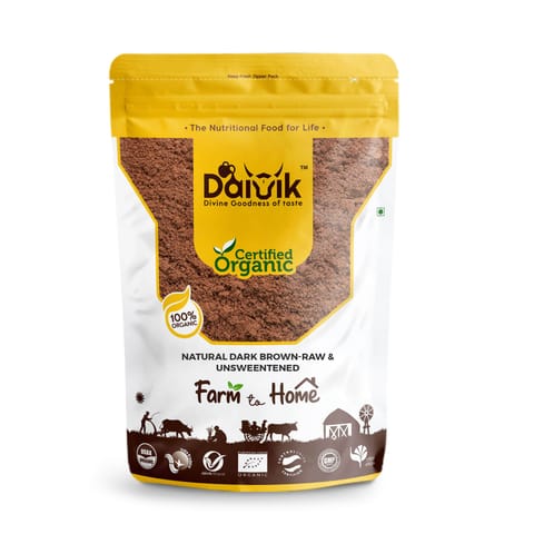 DAIVIK Natural Dark Brown Cocoa Powder Raw & Unsweentened