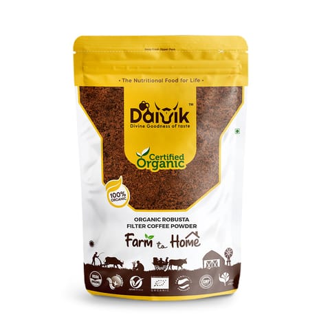 DAIVIK Organic Robusta Filter Coffee Powder