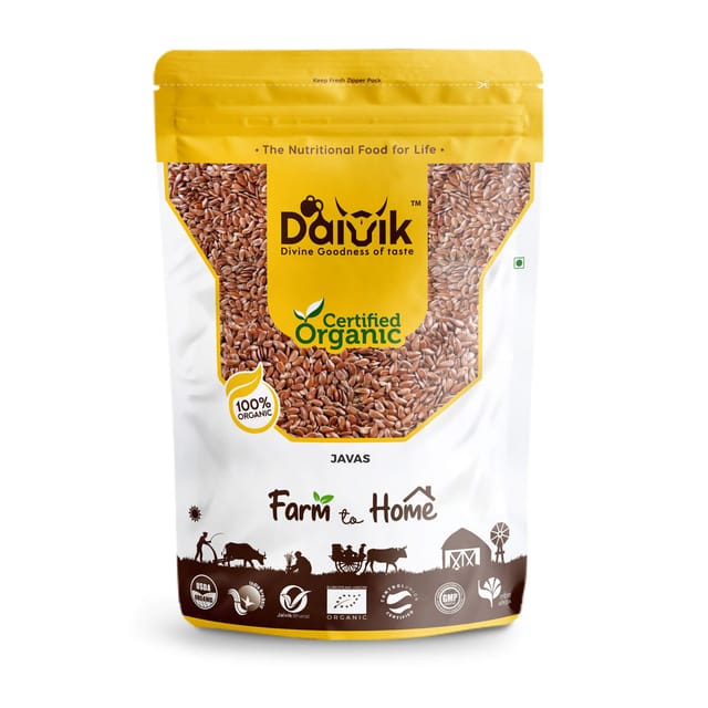 DAIVIK Organic Javas/Flax Seeds/Aali Vidhai