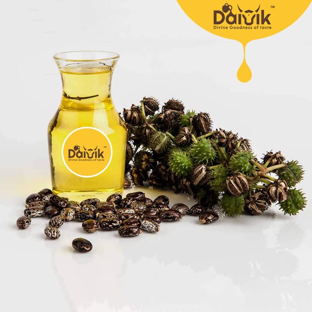 DAIVIK Organic Real Wood Cold Pressed Castor Oil