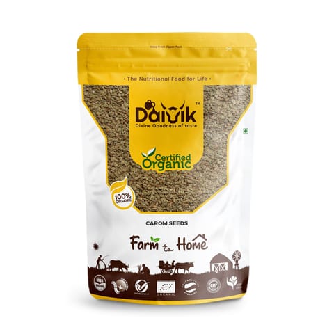 DAIVIK Organic Ajwain/Carom Seeds/Ommam