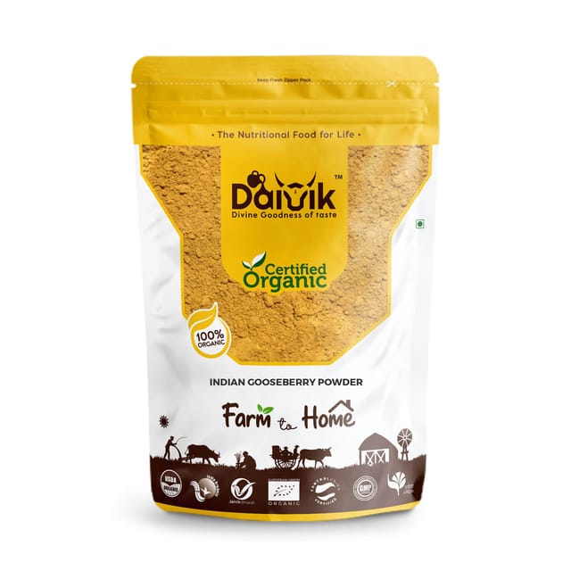 DAIVIK Organic Amla Powder/Indian Gooseberry Powder
