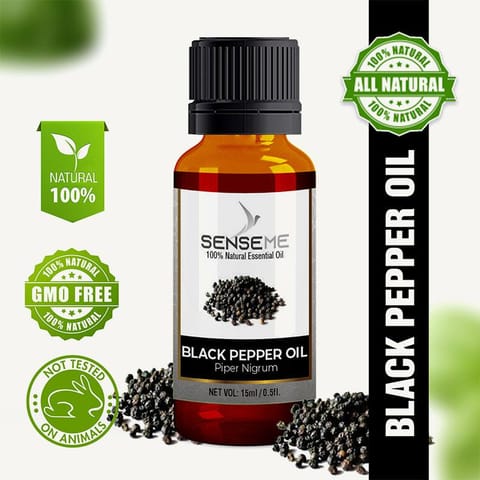 SENSEME Black Pepper Oil 15 Ml