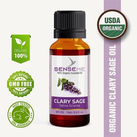 SENSEME Clary Sage Organic Oil 15 Ml