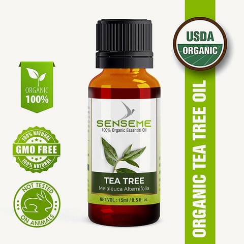 SENSEME Tea Tree Organic Oil 15 Ml